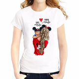 Super Mom T shirt Women Mother's Love Print White T-shirt Harajuku TShirt Vogue Tops tee shirt Femme Vogue Summer TShirt